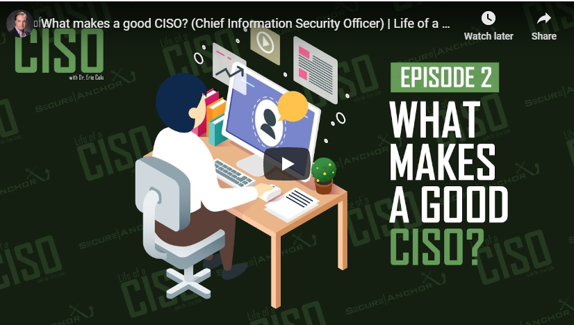 [Life of a CISO] What makes a good CISO? (Chief Information Security Officer)