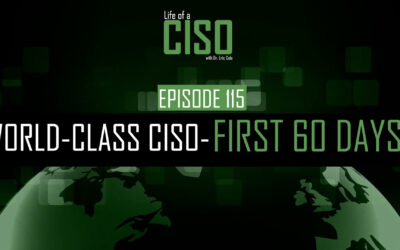 First 60 Days as a New CISO