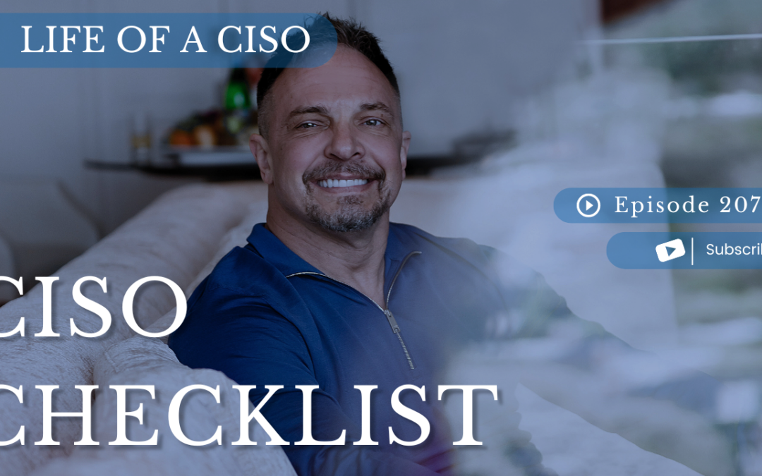 CISO Checklist